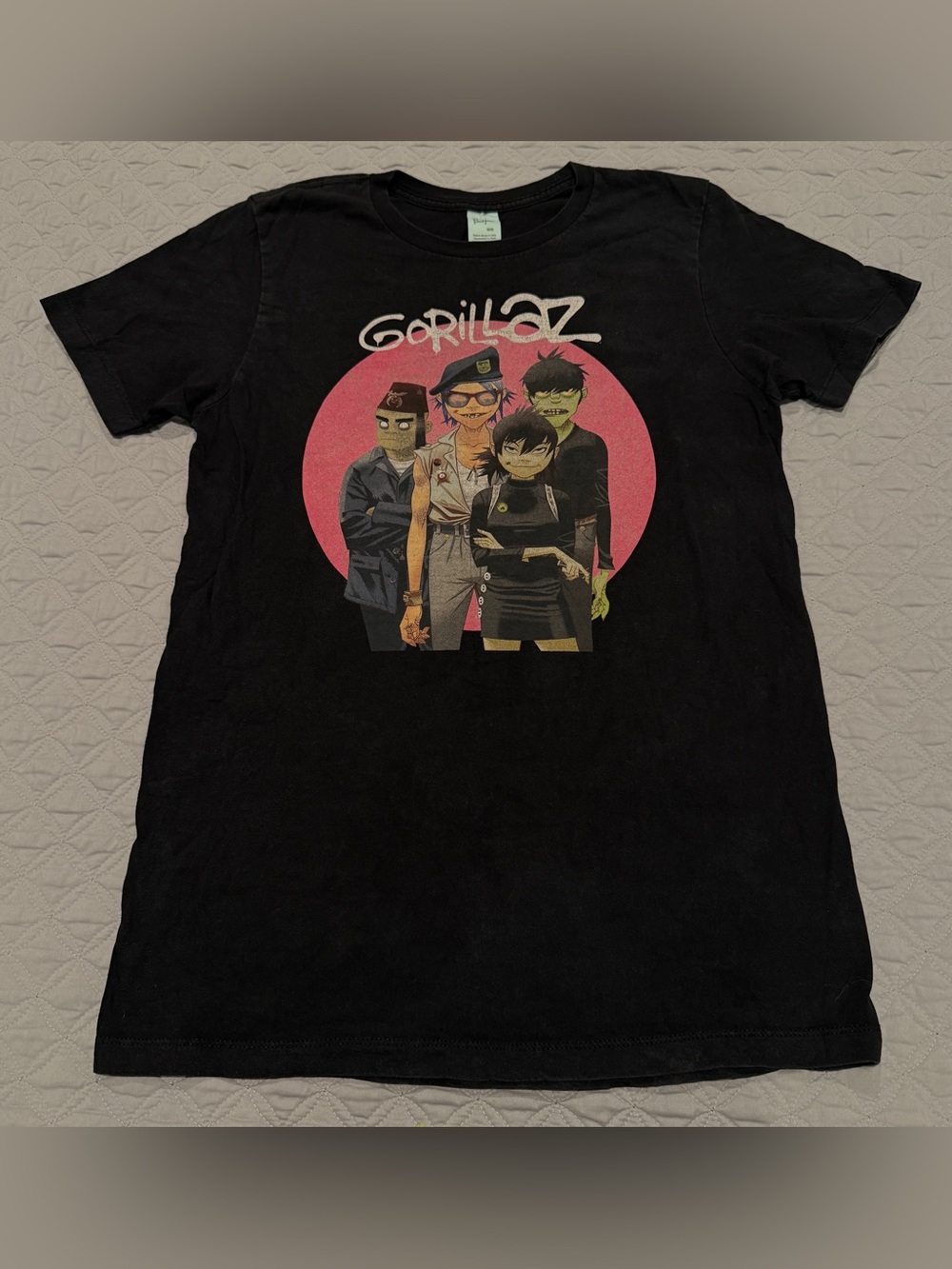 Gorillaz Band T-Shirt Men's Size Medium Black Cartoon Band Music Rock